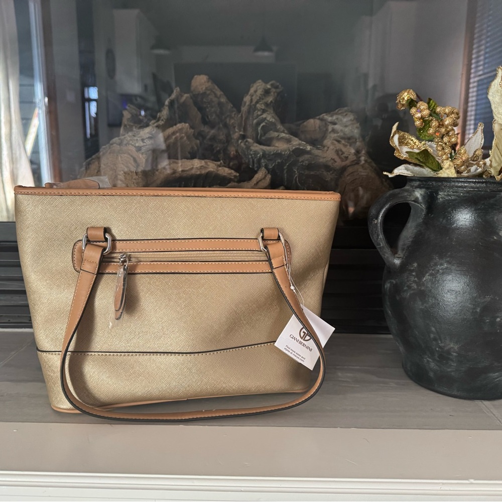Vintage Leather Tote Bag